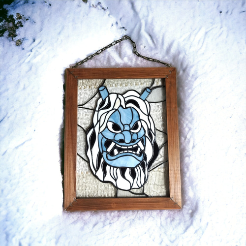 ハンドメイドアートミラー壁掛け和風伝統/Japanese Style