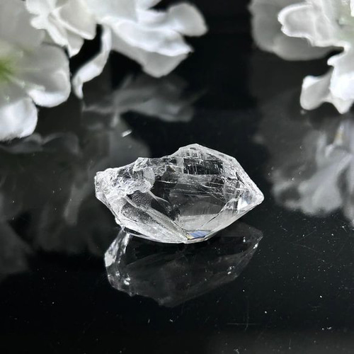 レムリアン水晶1連8mm ブラジル産レムリアン水晶【Lemurian seed crystal】｜マライカ