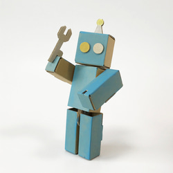 段ボール工作　ロボット　人形　ダンボール　おもちゃ　ハコロボ　 3枚目の画像