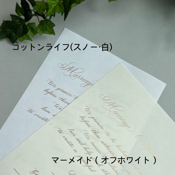 結婚証明書【インク違いあり・全て手書き】 11枚目の画像