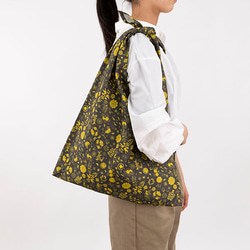 Azuma Tote ~Hana Komon~ 100% 棉 Azuma 長手柄包，可用作環保袋 (AZM-608) 第1張的照片