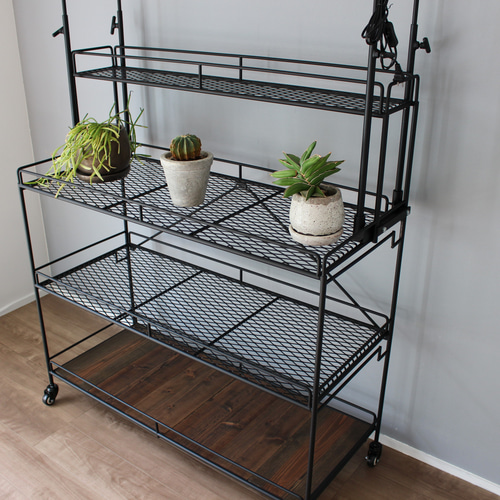 植物棚 ライティングレール ボタニカルシェルフ アイアン