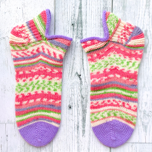 creema限定】手編み靴下・ウツボソックス 靴下 Yuima-ru 通販 15897470