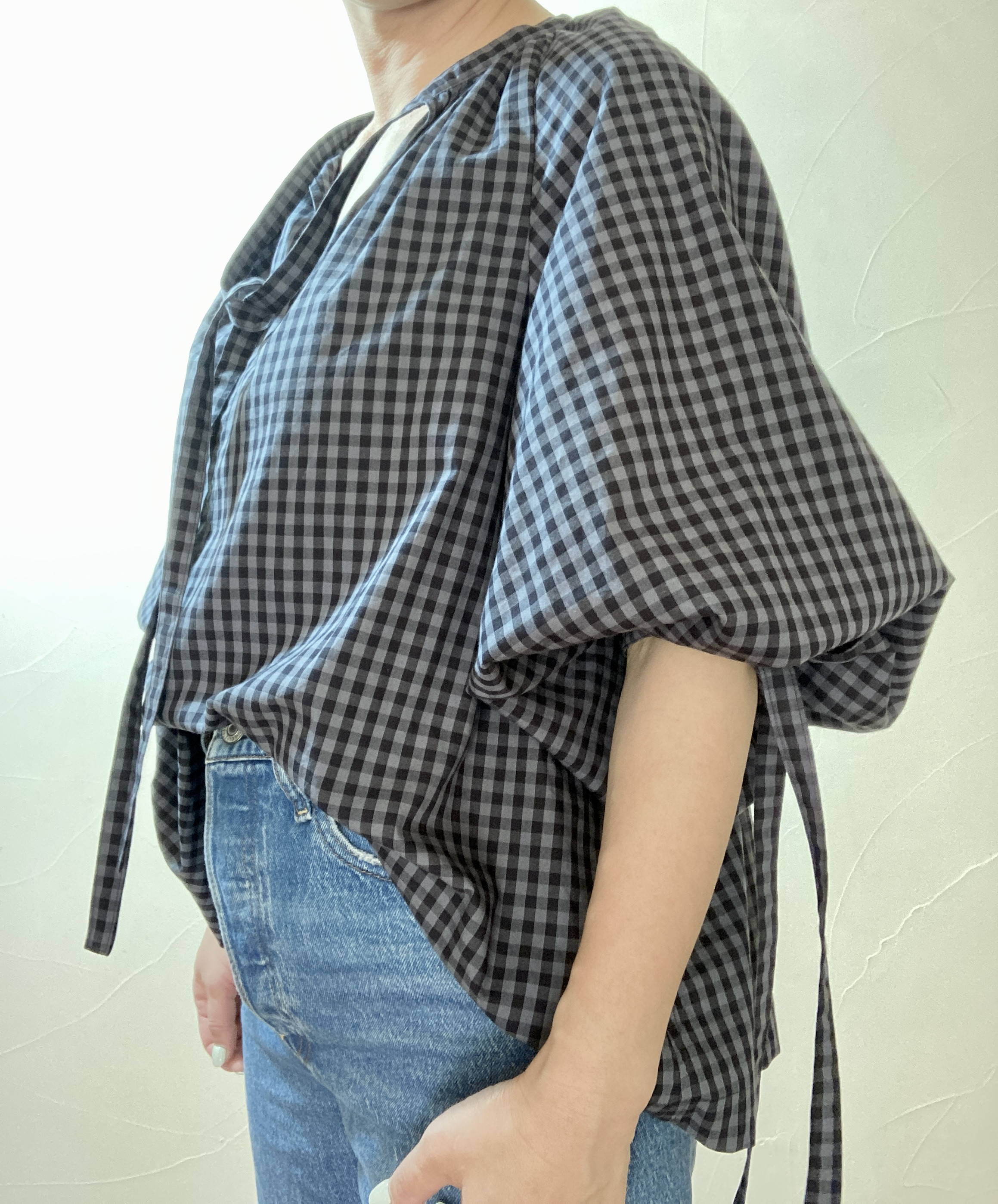 ボリュームスリーブブラウス