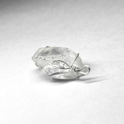 corinto crystal wire wrapping / コリント産水晶sv925ワイヤーラッピング 1 4枚目の画像