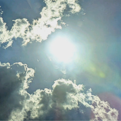 トートバッグ　虹色の空　雲の絵　空と海の絵　レインボーカラー綿菓子雲虹色ナチュラルエコバッグマルシェバッグ肩掛けバッグ 5枚目の画像