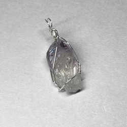 amethyst wire wrapping / アメジストsv925ワイヤーラッピング 3 3枚目の画像