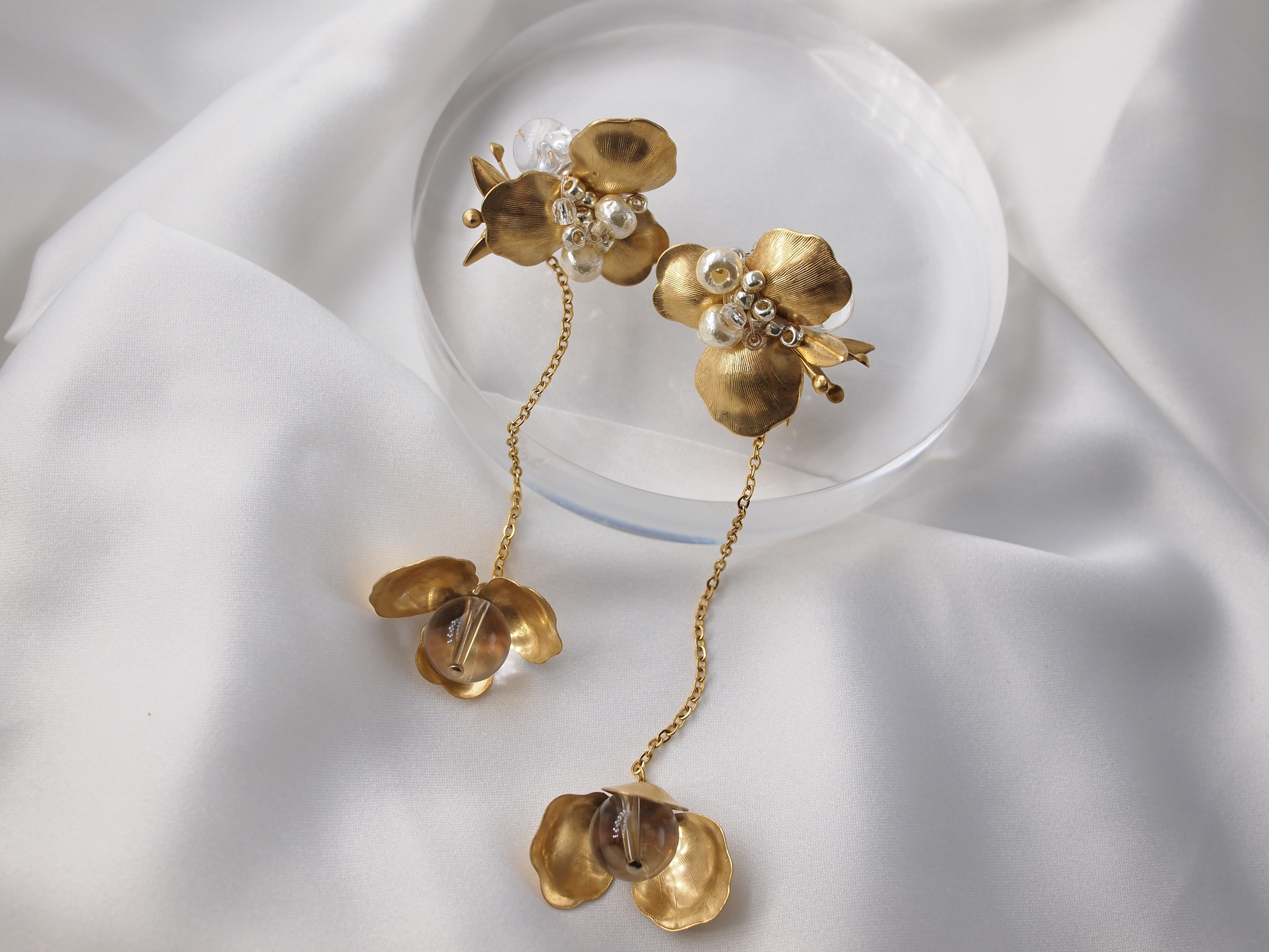 『consolateur』(コンソラトゥール) ピアス イヤリング 真鍮  ブライダル ウェディング セレモニー 結婚式