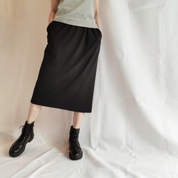 『楽ちん♥タイトスカート』ミモレ丈・ストレッチ【M,L,2L】 4枚目の画像