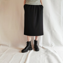 『楽ちん♥タイトスカート』ミモレ丈・ストレッチ【M,L,2L】 6枚目の画像