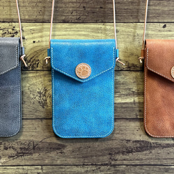 姫路レザーシュリンク】フラップロングウォレット【プルアップ】 長