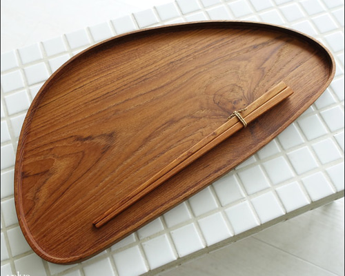 皿　器　無垢　インド製　ヴィンテージ　アンティーク　木製　大型　オーバル型 皿器無垢インド製ヴィンテージアンティーク木製大型オーバル型