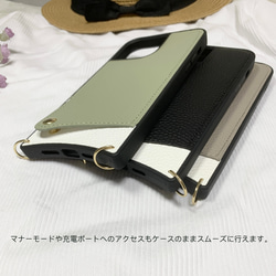 大人気　かわいい　iPhoneケース　スマホケース　カード収納、　ショルダースマホケース 6枚目の画像