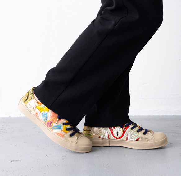 月影のセレニティー / Size 24.0cm 靴職人のリメイクスニーカー 月影のセレニティー / Size 24.0cm 靴職人のリメイクスニーカー