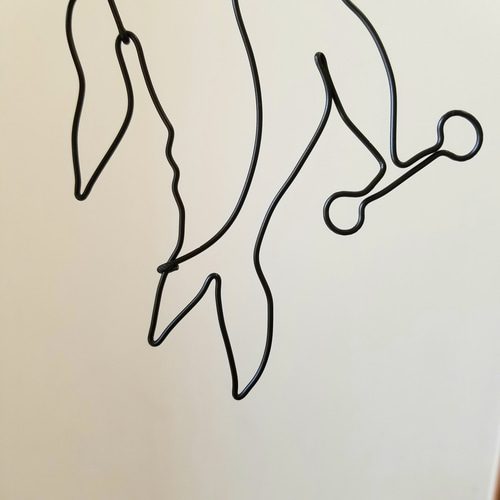 ツバッチョ】 ワイヤーアート 壁飾り つばめ ワイヤークラフト 飾り 