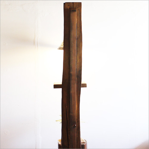 古材梁 大正ロマン フロアライト アンティーク フロアスタンド 間接