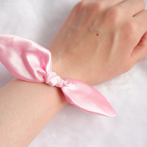 ハンドメイドリボン型ヘアアクセサリー(ヘアゴム) 単色 ヘアゴム みー