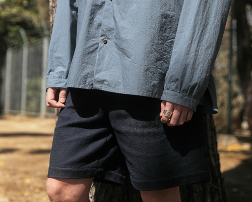 リラックス ワンタック ショートパンツ メンズ ユニセックス ハーフ