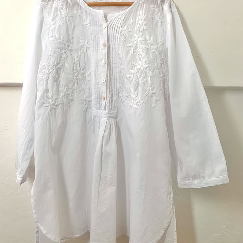 手刺繍 チカンカリブラウス ブラウス nidhi 通販 15899003