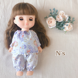 26cmドール用　マーメイドのパジャマ　ソランちゃん　レミンちゃん　メルちゃん 1枚目の画像