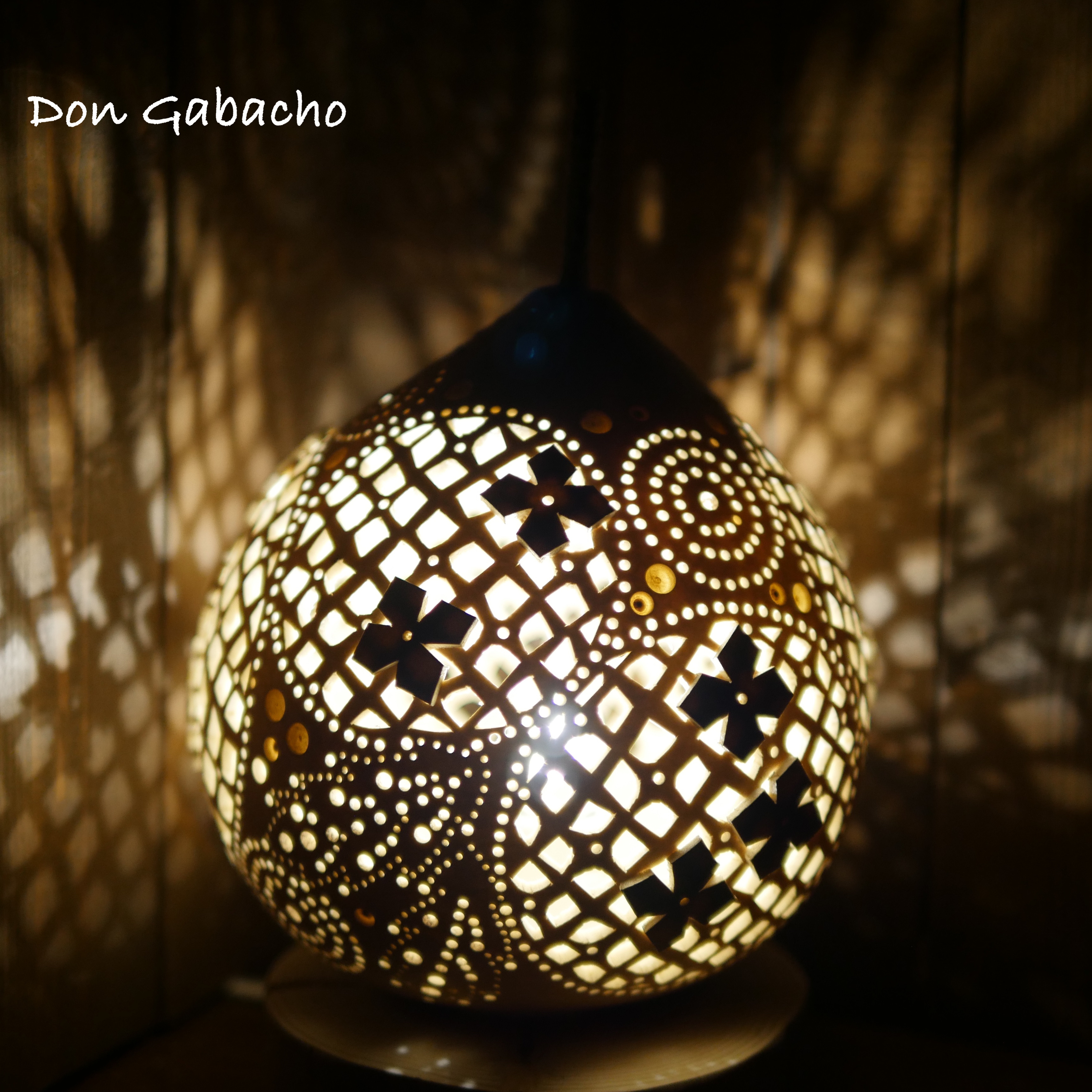 ひょうたんランプ ★ 紫陽花