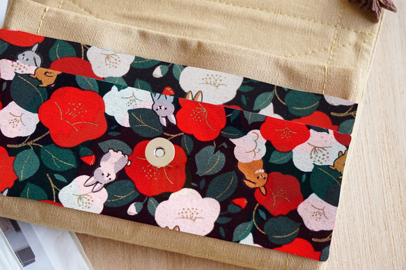 Gift Women - Clutch Wallet/cell phone wallet/floral Mountain 4枚目の画像