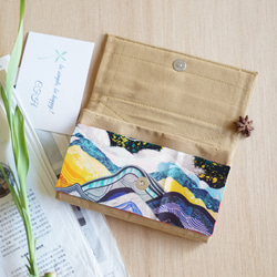 Gift Women - Clutch Wallet/cell phone wallet/floral Mountain 9枚目の画像