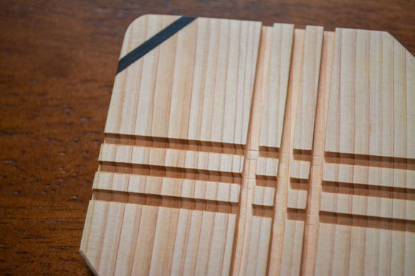 コースター ヒノキ 檜 ノベルティ 木製グッズ グッズ作成 木工 木製ギフト オーダーメイド インテリア プレゼント 2枚目の画像