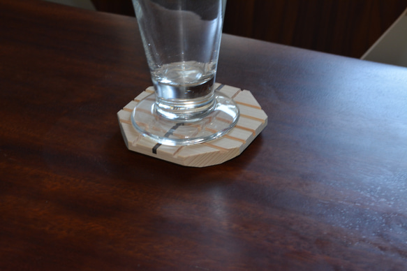 コースター ヒノキ 檜 ノベルティ 木製グッズ グッズ作成 木工 木製ギフト オーダーメイド インテリア プレゼント 5枚目の画像