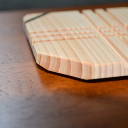 コースター ヒノキ 檜 ノベルティ 木製グッズ グッズ作成 木工 木製ギフト オーダーメイド インテリア プレゼント 3枚目の画像