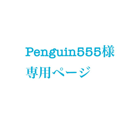 Penguin555様専用ページ 1枚目の画像