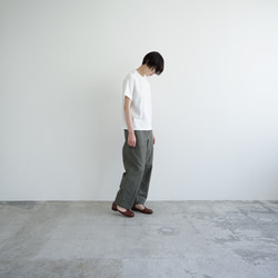 combed cotton/raglan pocket  tshirt /off white/size1・2 4枚目の画像