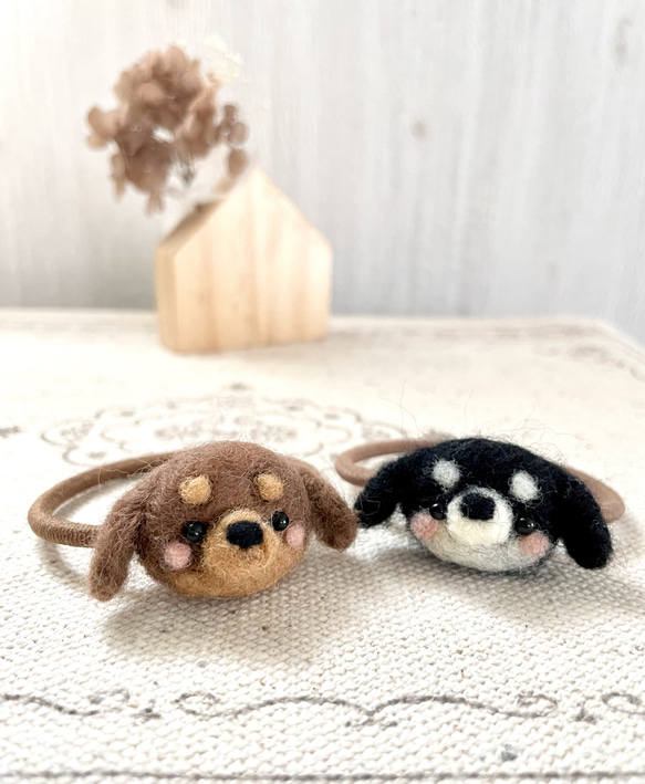 ダックス ヘアゴム 羊毛フェルト ヘアゴム chairose 通販 15899592