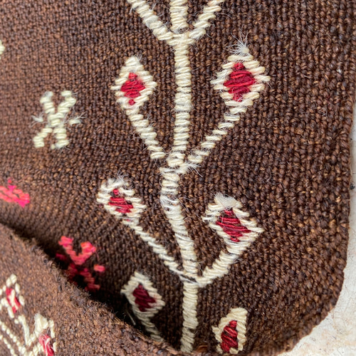 オールドキリム トルコ 手織り ヴィンテージ ラグ 100x100cm