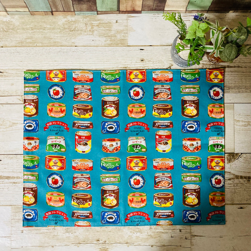 アメリカン ☆缶詰め ランチョンマット お弁当袋 コップ袋 ハンドメイド