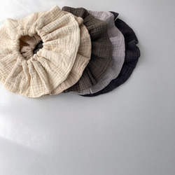 new color!!! 【ruffled collar bib 】ビブ スタイ フリルスタイ 出産