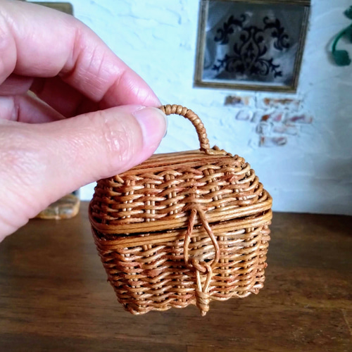 ミニチュアランチバスケット その他インテリア雑貨 ittenmonoya