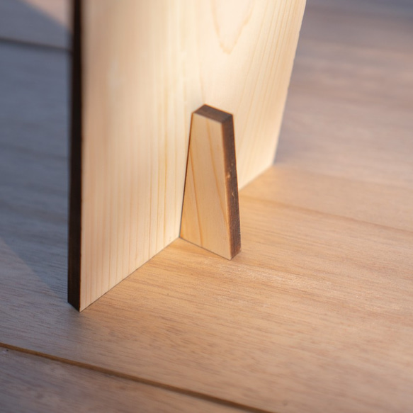 【父の日ギフト】国産ヒノキ100％のほっこりイラストプレート【大福型】／nph09 9枚目の画像