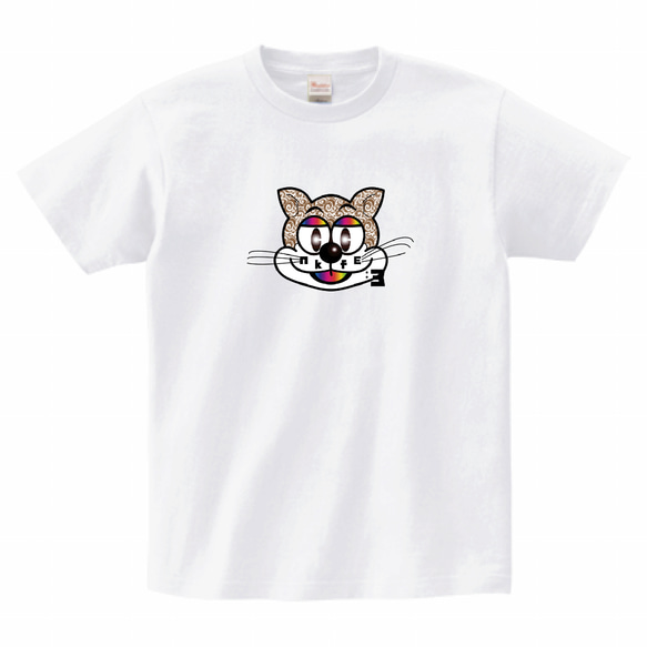 nkfE:3/Tシャツ/ブラウン/レインボー/ユニセックス/メンズ/レディース/カップル/お揃いコーデ/ペア 1枚目の画像