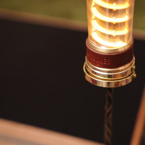 ベアボーンズ　エジソンライト　真鍮カスタムパーツ 5枚目の画像