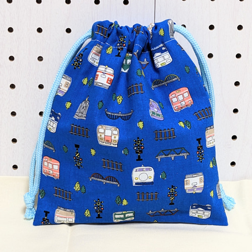 オーダー 電車・車柄 男の子 ランチョンマット 巾着袋 コップ袋