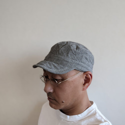 暖かいウールのワークキャップ（帽子）レディース、メンズ、キッズ 黒