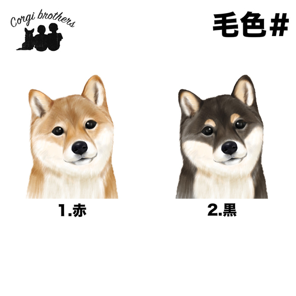 【 柴犬 水彩画風 毛色2色 】 Tシャツ　おしゃれ　かわいい　犬　ペット　うちの子　プレゼント　ギフト 5枚目の画像