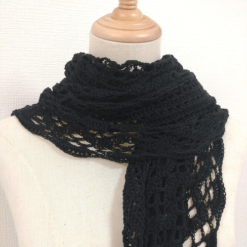 ショール 三角ショール バレエショール コットン レース 手編み