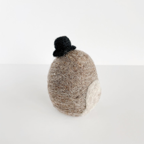 ふくろう紳士 羊毛フェルト woolwool 通販 15900988｜Creema(クリーマ