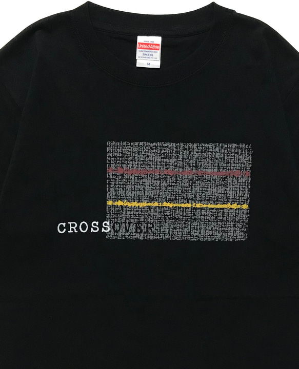 クロスオーバー2・ブラック・Tシャツ【2TN-025-BK】 2枚目の画像