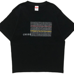 クロスオーバー2・ブラック・Tシャツ【2TN-025-BK】 1枚目の画像