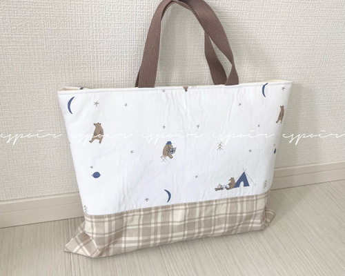 入園入学/レッスンバッグ・通園バッグ（キャンプくま） レッスン