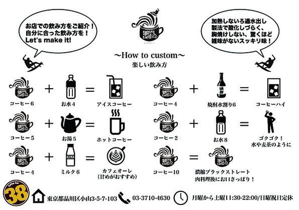 選べるラベル！Surfers Coffee ギフトボックス濃縮 無糖（500ml3本入り） 5枚目の画像