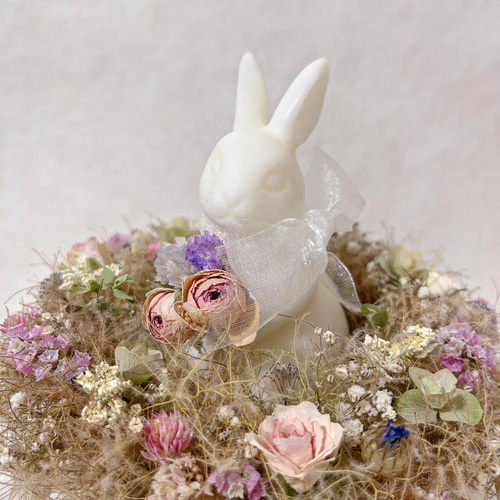 ハンドメイド❣️うさぎちゃんの夏のウェディング、記念日、プレゼント